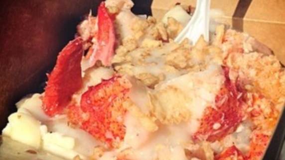 Golden Fries Lobster Bacon Poutine