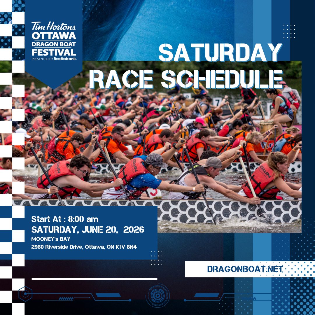 Saturday Race Schedule