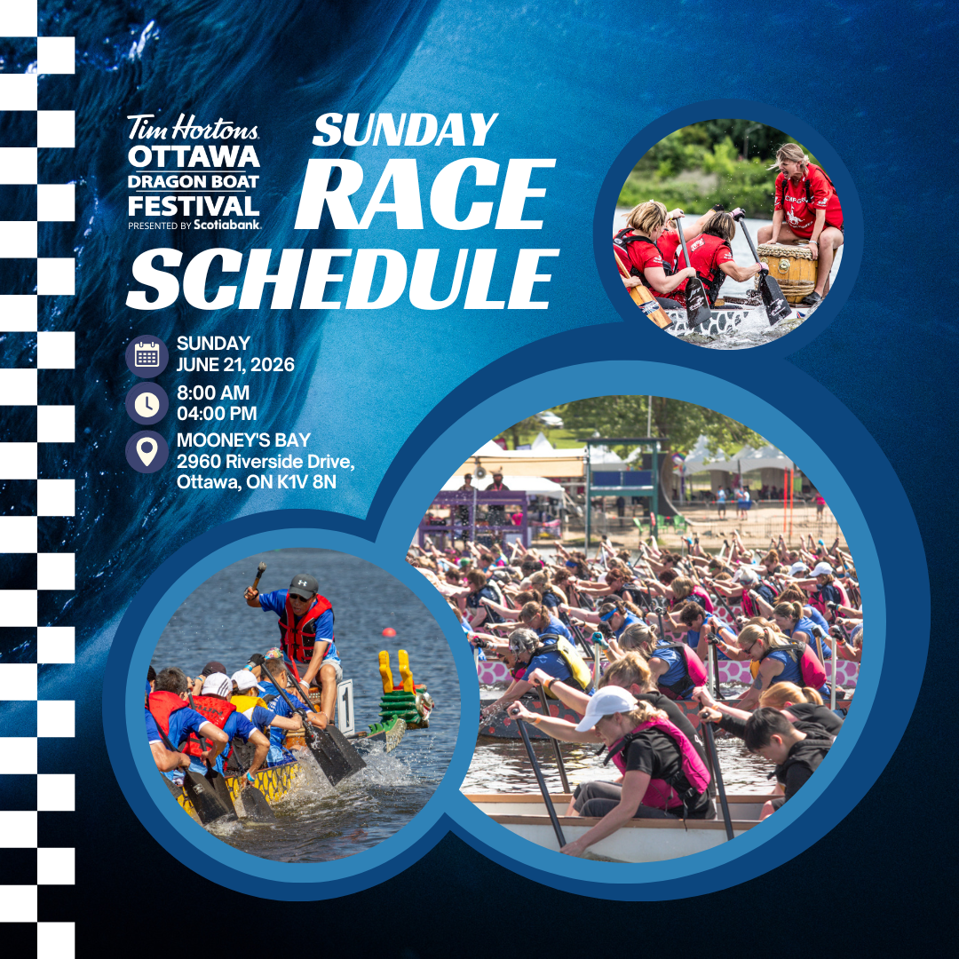 Sunday Race Schedule
